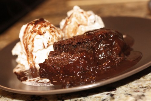  Hot चॉकलेट Fude Cake