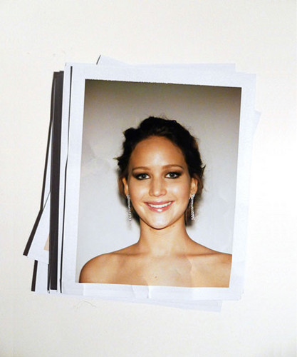  Jennifer's polaroid from the Golden Globes 2013.