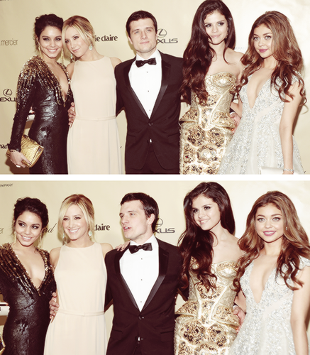  Josh With Selena Gomez & Others (Golden Globes)