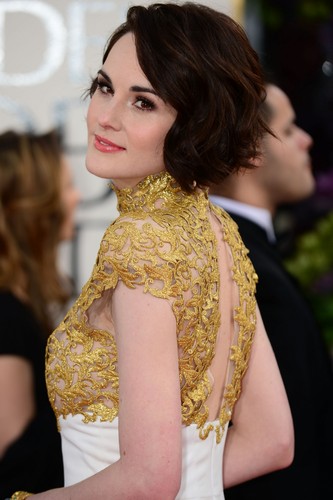  Michelle Dockery at The Annual 70th Golden Globes