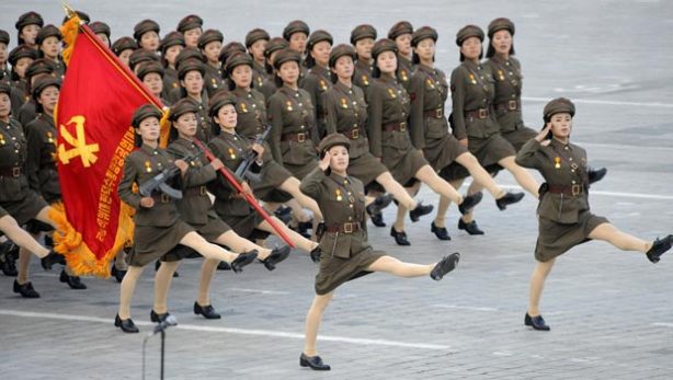 North Korean Army Babes