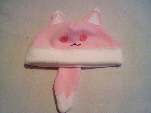  merah jambu fox Hat