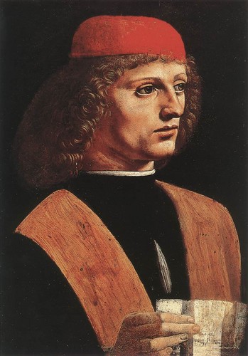  Portrait of a Musician 의해 Leonardo da Vinci, 1485