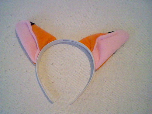  Red volpe Head Band Ears