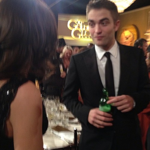 Robert Pattinson at the 2013 70th Golden Globes 