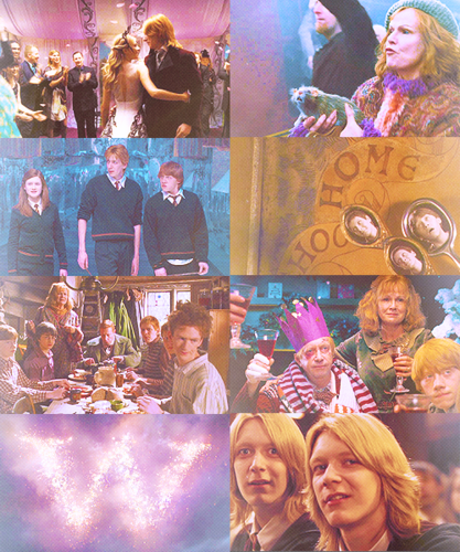  Screencaps meme - Colours abound + The Weasleys