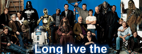 The Star Wars cast Eps I - VI