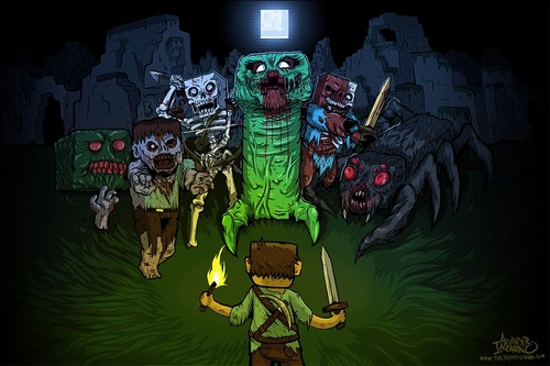  The undead minecraft mobs