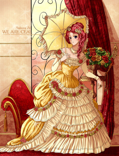  Anime girl dress