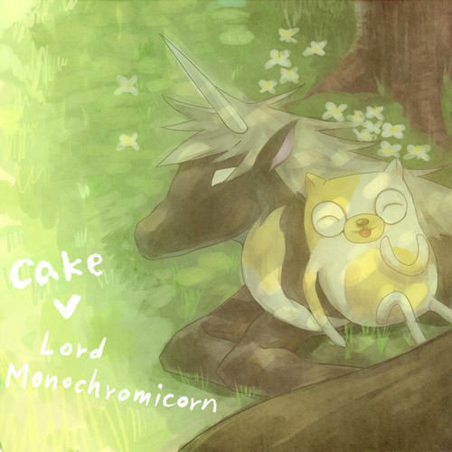  cake and lord monochromicorn