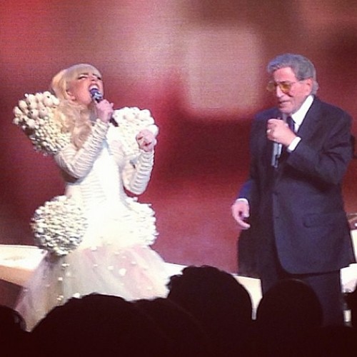  Gaga performing for White House Staff