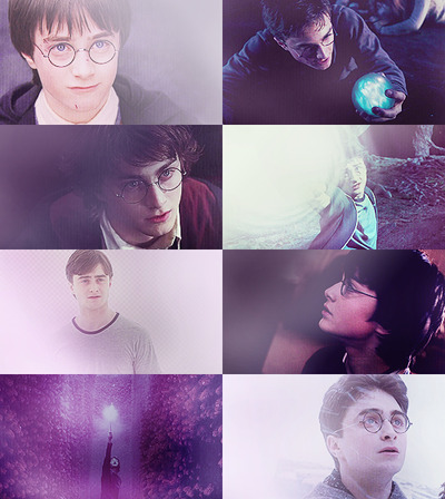  Harry Potter + purple