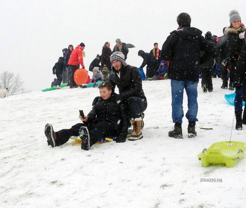  Jan. 20th - Londres - David and kids at Primrose colina