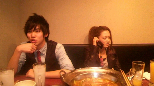 Kouhei (Ichigo) & Miki (Rukia) at RMB New Year Party