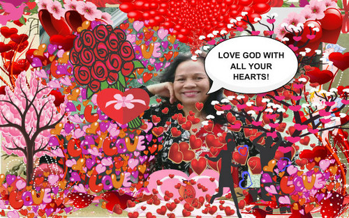  cinta GOD WITH ALLYOUR HEARTS