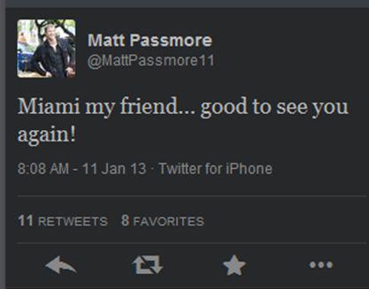  Matt Passmore Tweets