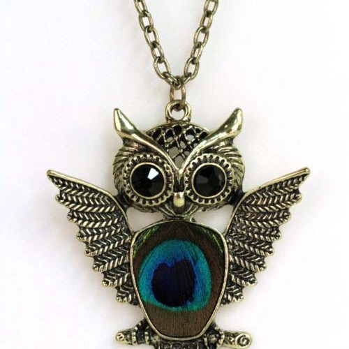  Owl ожерелье