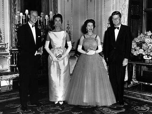  クイーン Elizabeth and Prince Philip host President and Mrs. Kennedy in 1961