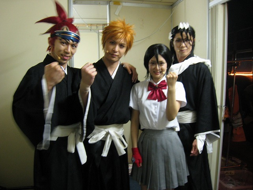  RMB Cast in Roma for Japan anime Live 2010