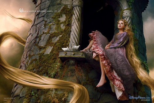  Rapunzel sa pamamagitan ng Annie Leibovitz