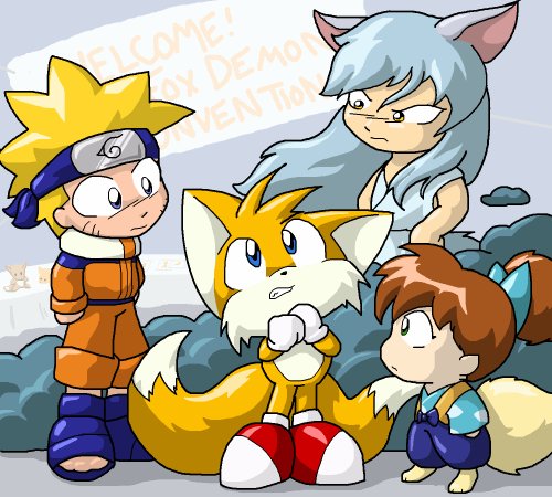 Tails meets naruto