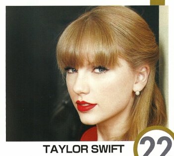  Taylor is featured on the cover of the January 2013 issue of InRock