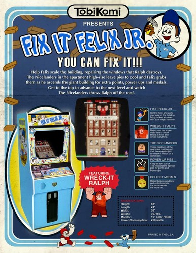  Fix-It Felix Jr. game pamphlet