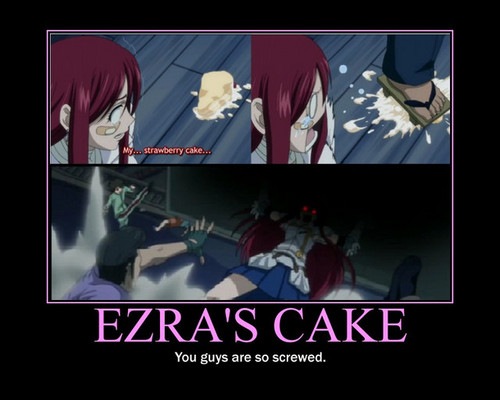  erza's cake!!!