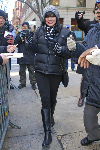  Arriving @ Late دکھائیں With David Letterman - 04/02/2013