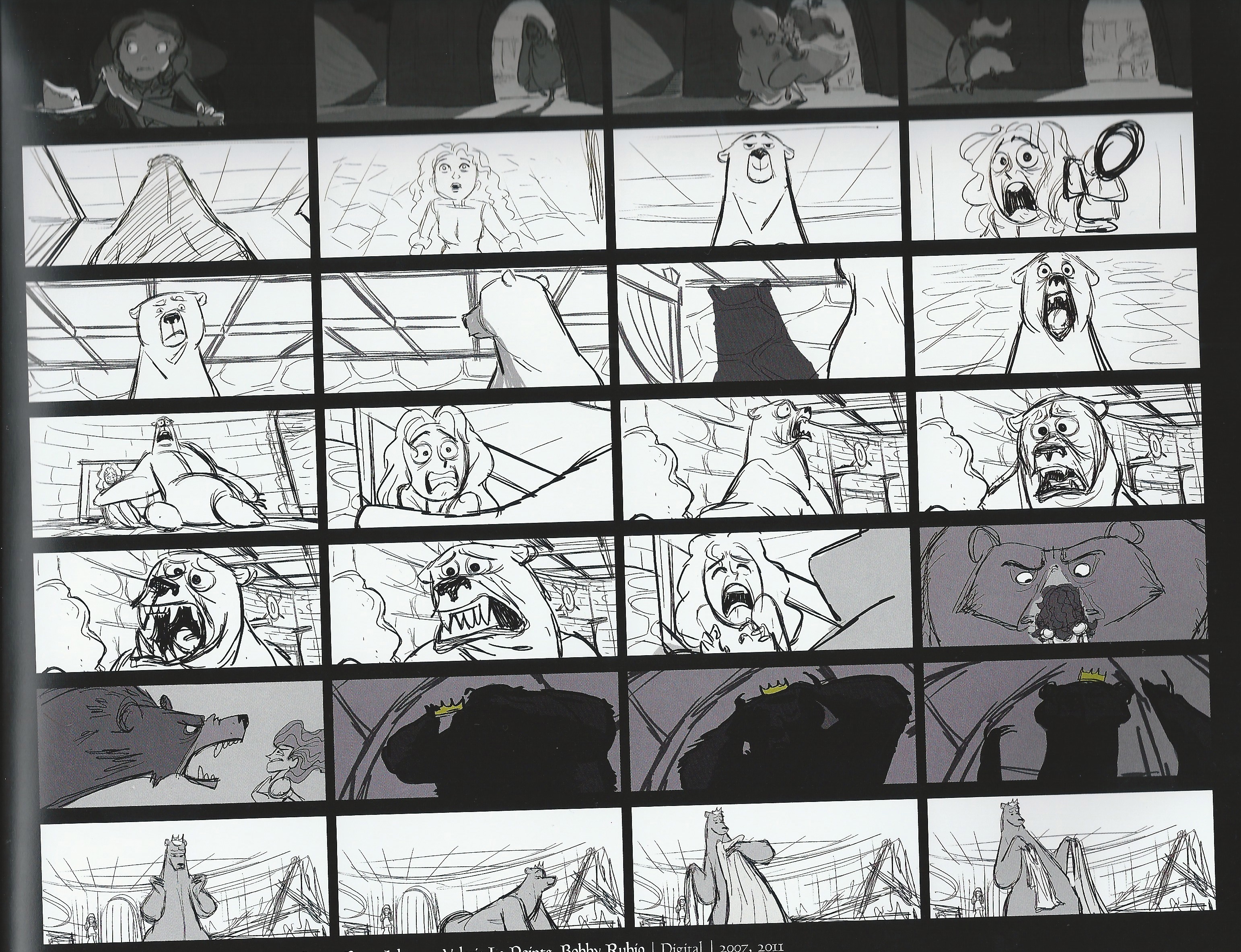 The Art Of Brave: Storyboards