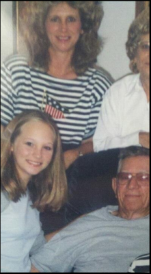 Candice aged 12 {New/old personal photo}