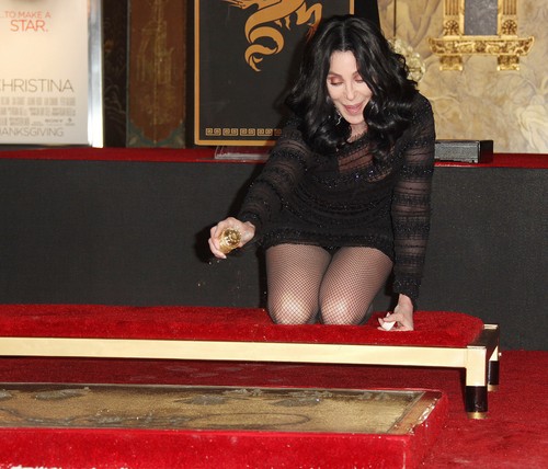 Cher's Hand & Footprints Ceremony held the Chinese theatre