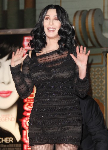 Cher's Hand & Footprints Ceremony held the Chinese theatre