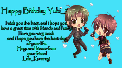 Happy Birthday Yuki_7!!!
