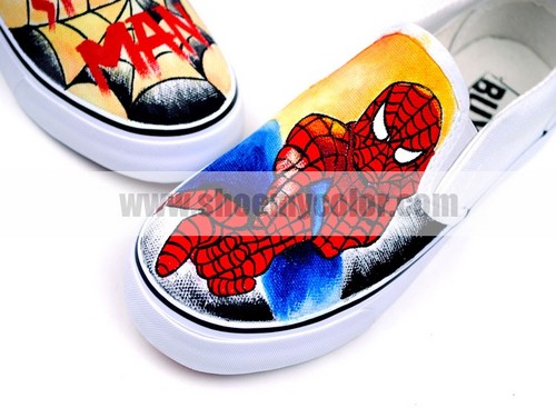  How about the newest Spider-Man slip on shoes?