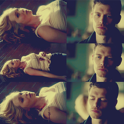 Klaus Mikaelson and Caroline Forbes.