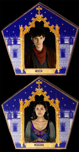  Merlin & Morgana Шоколад Frog Cards