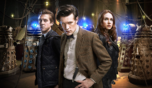  Rory, Amy, The Doctor and River चित्रो