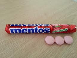  fraise Mentos