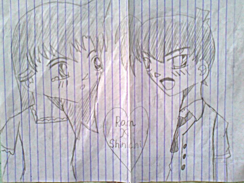  The دن He Confessed To Me (Ran x Shinichi) (fan art by: Yagami003)