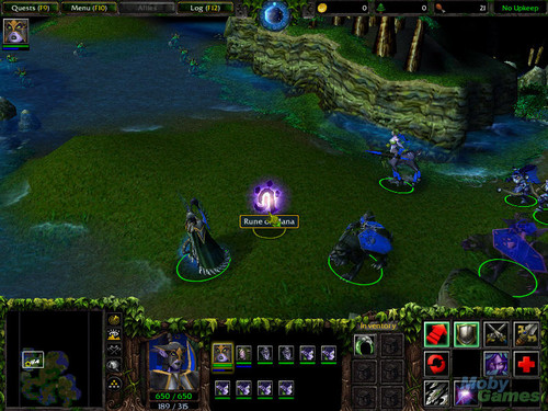  Warcraft III: The Frozen تخت screenshot