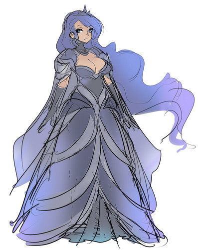  sketch princess luna