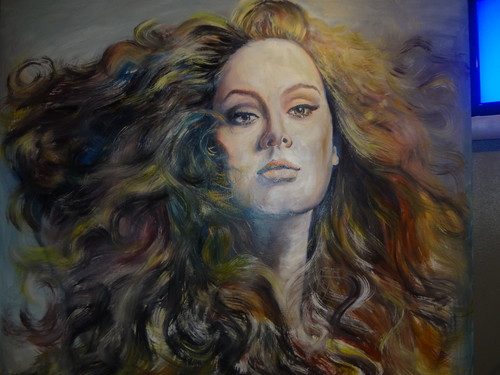 ADELE 50" BY 46" OIL ON CANVAS