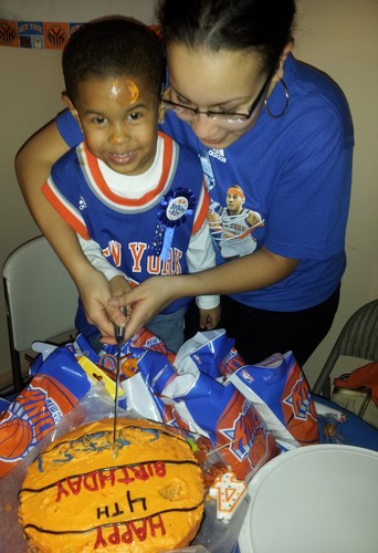 Carmelo Anthony's Biggest 4 year old Fan Cameron