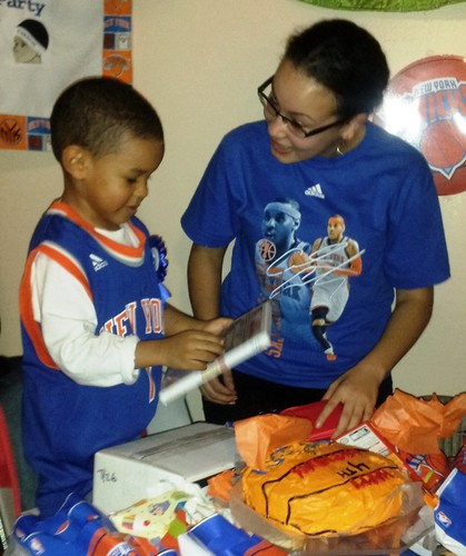 Carmelo Anthony's Biggest 4 year old Fan Cameron