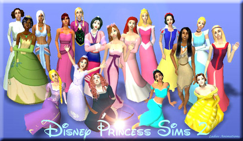  ディズニー Princess Sims 2