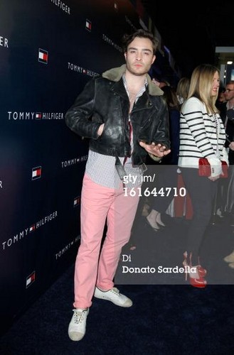 Ed Westwick at the Tommy Hilfiger LA Flagship Opening