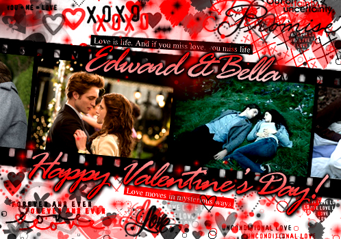  Edward&Bella-Happy Valentine's Day<3