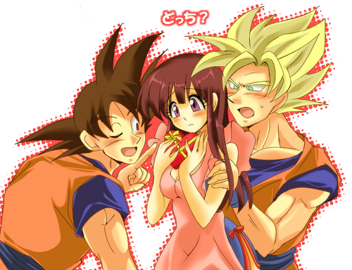  Goku X Chichi Valentine's siku