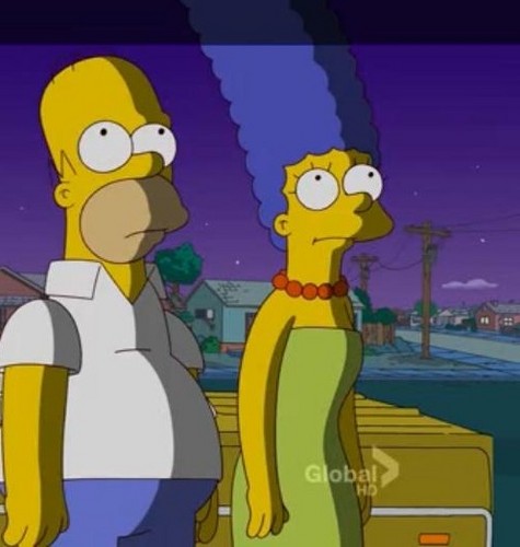 Homer and Marge Shading